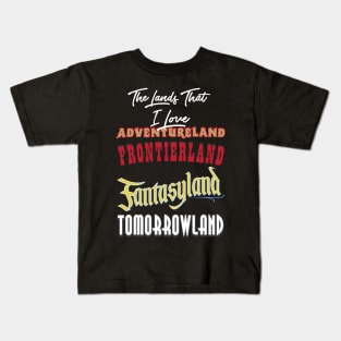 Lands That I Love Kids T-Shirt